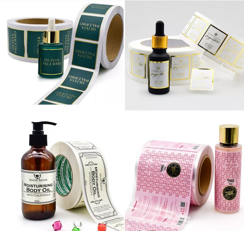 waterproof vinyl labels on plastic bottles
