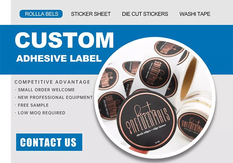 Sticker labels custom printing